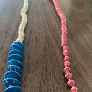 Noonday Collection Beads and Paper Bead Necklace